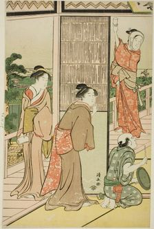 A Party in the Shinagawa Pleasure Quarters, c. 1790. Creator: Torii Kiyonaga