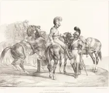 A Party of Life Guards, 1821. Creator: Theodore Gericault