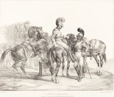 A Party of Life Guards, 1821. Creator: Theodore Gericault