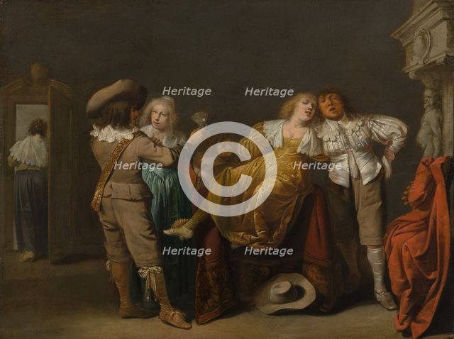 A Party of Merrymakers, ca. 1635-38. Creator: Pieter Jansz. Quast.