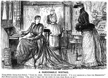A Pardonable Mistake 1889. Artist: George du Maurier