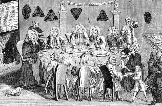 'A Parish Feast', 1741. Artist: Unknown
