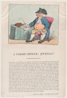 A Parish Officer's Journal!!, June 15, 1802., June 15, 1802. Creator: Thomas Rowlandson