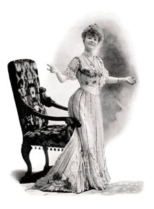 A Parisian Actress, Mademoiselle Charlotte Wiehe 1901.Artist: Charles Reutlinger