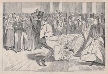 A Parisian Ball - Dancing at the Casino (Harper's Weekly, Vol. XI), November 23, 1867. Creator: Unknown