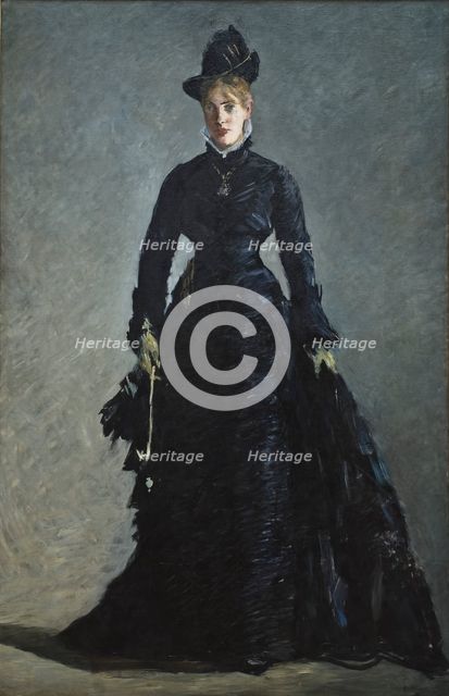 A Parisian Lady, c.1876. Creator: Edouard Manet.