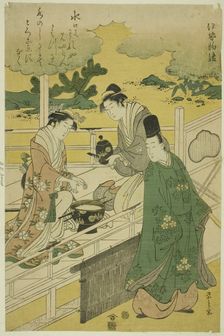 A Parody of the Tales of Ise, c. 1789/95. Creator: Hosoda Eishi