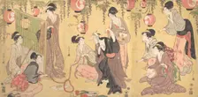 A Parody of Yuranosuke in the Pleasure Quarters, ca. 1797. Creator: Hosoda Eishi