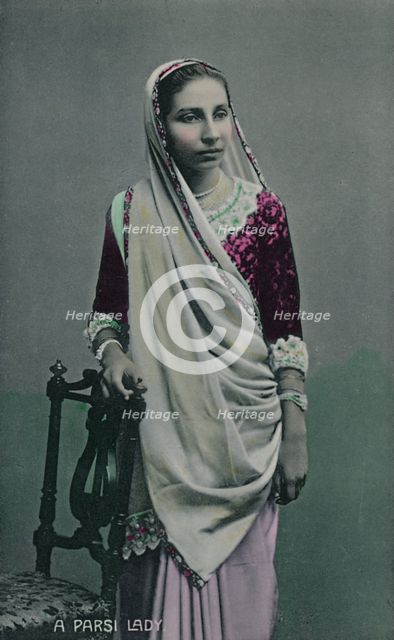 'A Parsi Lady', c1930s.  Creator: Unknown.