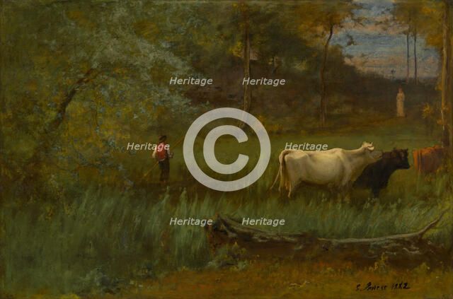 A Pastoral, c1882-85. Creator: George Inness.