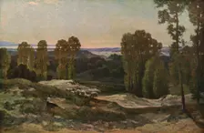 A Pasturage among the Dunes, Pas de Calais, France 1908, (c1930). Creator: Herbert Edwin Pelham Hughes-Stanton