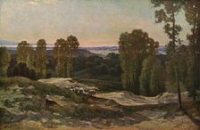 A Pasturage among the Dunes, Pas de Calais, France 1908, (c1930). Creator: Herbert Edwin Pelham Hughes-Stanton