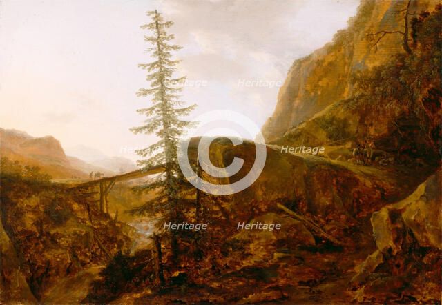 A Pass in the Apennines, between 1655 and 1660. Creator: Jan Wils.