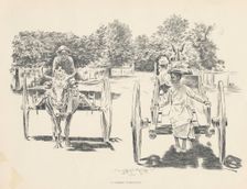 A passing flirtation, 1899. Creator: Jay Campbell Phillips