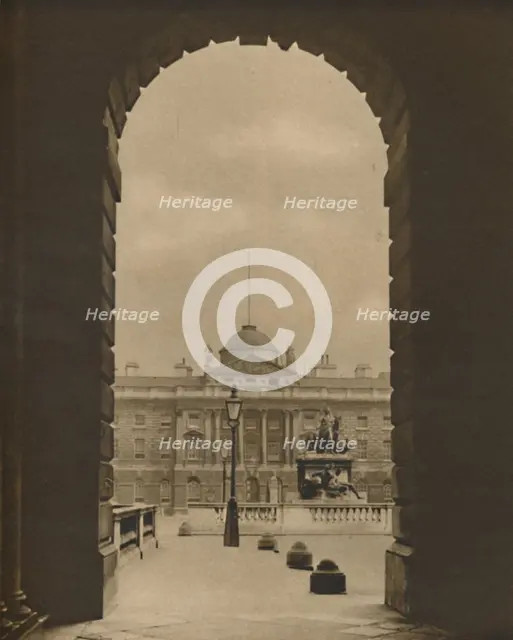 'A Passing View of Somerset House From The Strand', c1935. Creator: Donald McLeish.