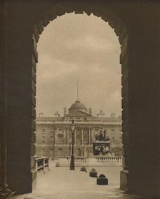 A Passing View of Somerset House From The Strand c1935. Creator: Donald McLeish