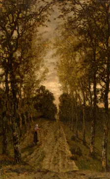 A Path near Putte, c1860s. Creator: Jean Pierre François Lamoriniere