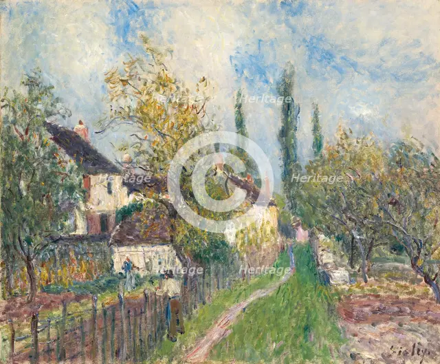 A path at Les Sablons, 1883. Artist: Sisley, Alfred (1839-1899)