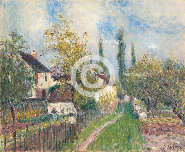 A path at Les Sablons, 1883. Artist: Sisley, Alfred (1839-1899)
