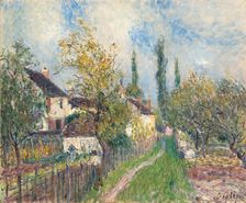 A path at Les Sablons, 1883. Artist: Sisley, Alfred (1839-1899)