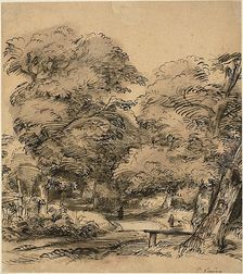 A Path in the Woods, n.d. Creator: Philip Koninck
