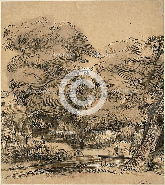 A Path in the Woods, n.d. Creator: Philip Koninck.