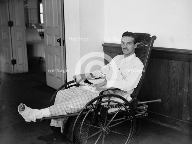 A Patient, Brooklyn Navy Yard Hospital, between 1890 and 1901. Creator: Unknown.