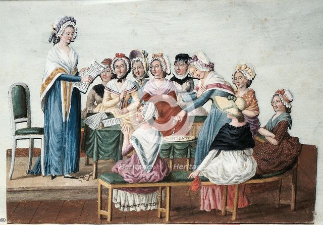 A Patriotic Women's Club, c. 1793.