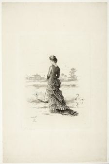 A Penny for Her Thoughts, 1878. Creator: John Everett Millais