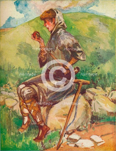 'A Peasant of Early England (William I. - Henry III)', 1907. Artist: Dion Clayton Calthrop.