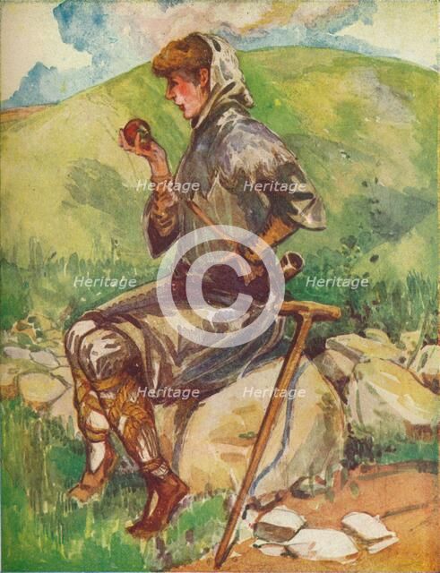 'A Peasant of Early England (William I. - Henry III)', 1907. Artist: Dion Clayton Calthrop.