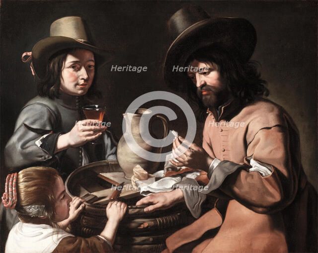 A Peasant Family, c1650. Creator: Master of the Games.