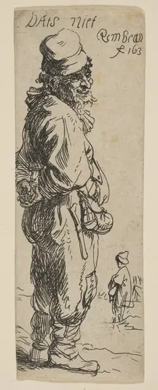 A Peasant Replying: "Dats niet", 1634. Creator: Rembrandt Harmensz van Rijn