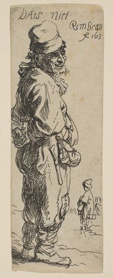 A Peasant Replying: "Dats niet", 1634. Creator: Rembrandt Harmensz van Rijn