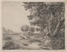 A Peasant with a Shovel, 17th century. Creator: Anthonie Waterloo