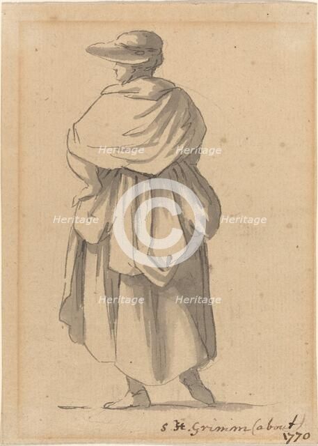 A Peasant Woman, c. 1770. Creator: Samuel Hieronymus Grimm.
