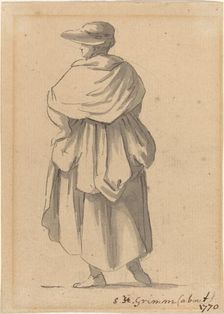A Peasant Woman, c. 1770. Creator: Samuel Hieronymus Grimm