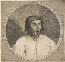 A Peasant Yawning. Creator: Unknown