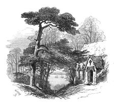 A peep from the churchyard, St. Anthony, Cornwall, 1874. Creator: Unknown