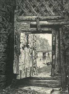 A Peep through the Gateway, Chepstow Castle c1870