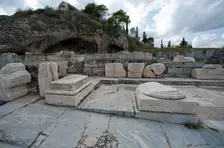 A Peisistratid enclosure in Eleusis, Greece. Creator: Samuel Magal