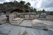 A Peisistratid enclosure in Eleusis, Greece. Creator: Samuel Magal
