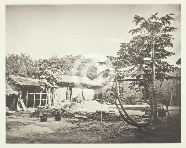 A Pepohoan Dwelling, c. 1868. Creator: John Thomson.