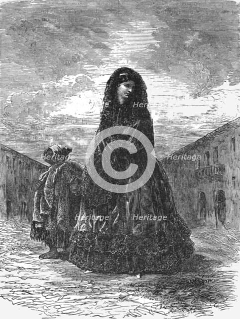 ''A Peruvian Belle; A Ramble in Peru', 1875. Creator: Unknown.