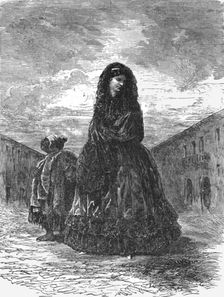 'A Peruvian Belle; A Ramble in Peru 1875. Creator: Unknown