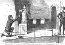 A Performance of "Hamlet" by Deaf and Dumb Actors 1886. Creator: Unknown