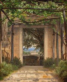 A Pergola, Italy, 1814-1816. Creator: CW Eckersberg