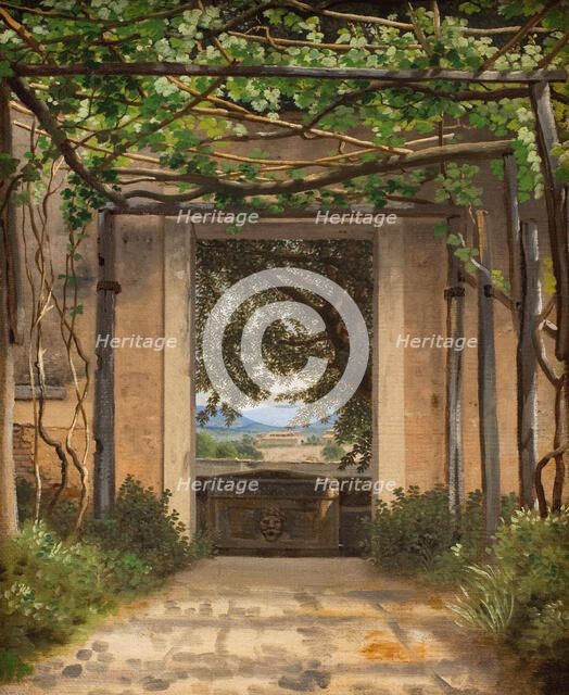 A Pergola, Italy, 1814-1816. Creator: CW Eckersberg.