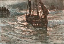 'A Perilous Calling", after Nelson Dawson 1891. Creator: Unknown