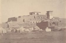 [A Persian Citadel in the Environs of Sultaniye], 1840s-60s. Creator: Possibly by Luigi Pesce